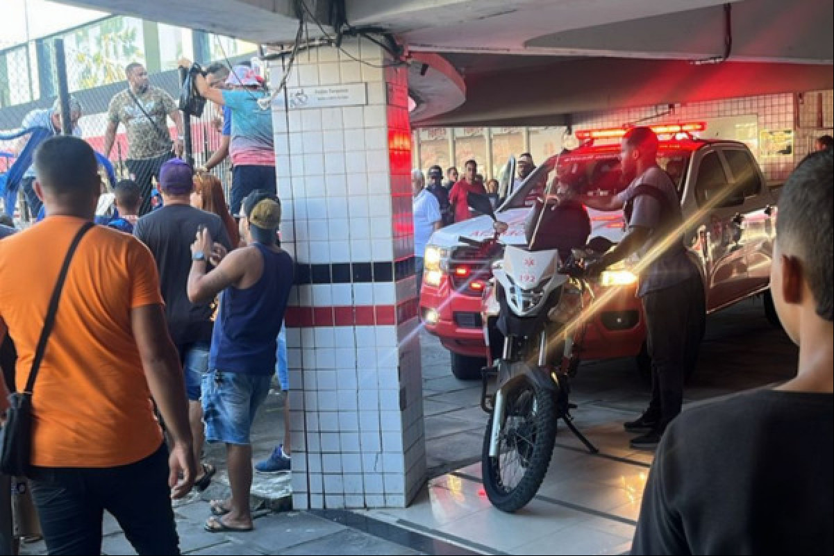 homem morre afogado em piscina do Santa Cruz. (Foto: Reprodução/Redes Sociais) homem morre afogado em piscina do Santa Cruz. /Foto: Reprodução/Redes Sociais