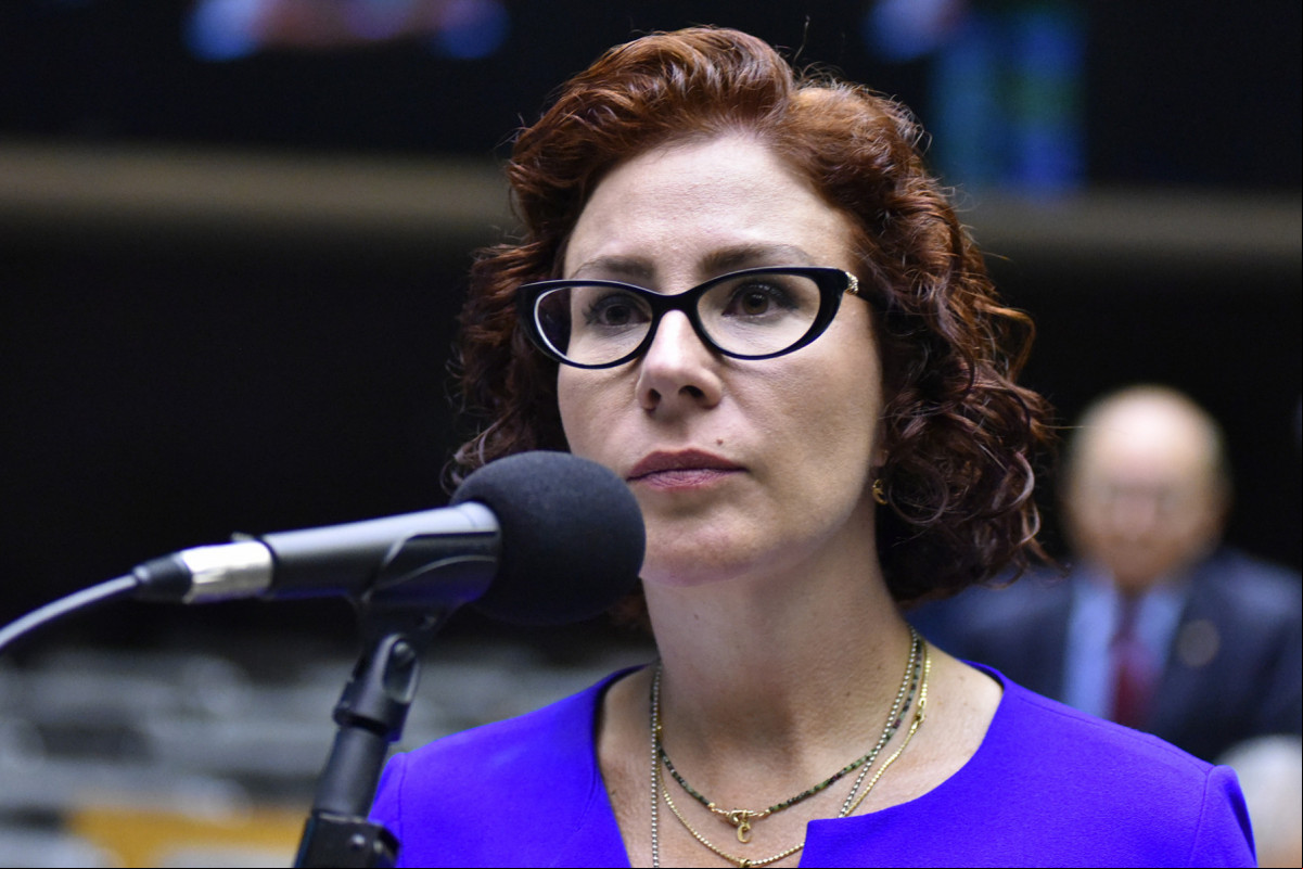 A deputada federal Carla Zambelli (PL-SP).