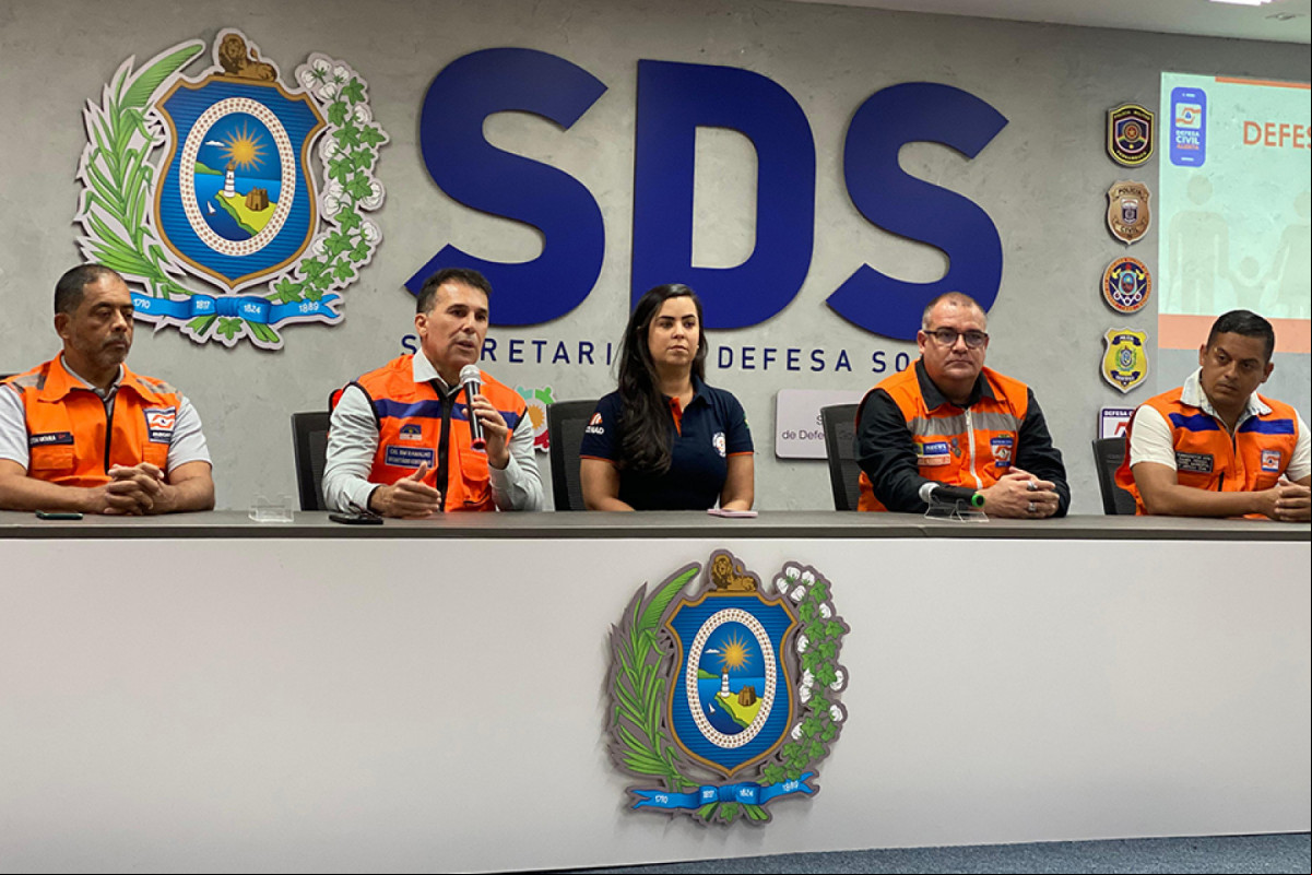 Novo recurso de alerta foi anunciado nesta sexta (6) na SDS (Cadu Silva/DP) Novo recurso de alerta foi anunciado nesta sexta (6) na SDS/Cadu Silva/DP